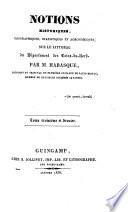 Notions historiques, géographiques, statistiques et agronomiques sur le littoral du Département des Côtes-du-Nord