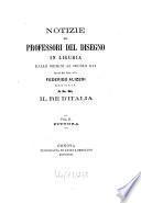 Notizie dei professori del disegno in Liguria dalle origini al sečolo XVI