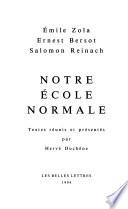 Notre école normale