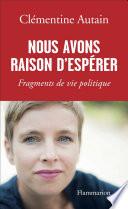 Nous avons raison d'espérer