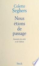 Nous étions de passage