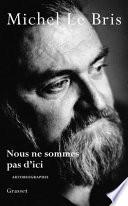 Nous ne sommes pas d'ici