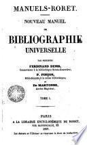 Nouvean Manuel de Bibligraphie Universelle, 1