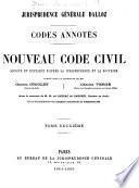 Nouveau Code civil annoté et expliqué d'après la jurisprudence et la doctrine