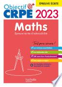 Nouveau concours CRPE 2022 - Maths, tome 1 - épreuve écrite d'admissibilité (Objectif Concours)