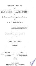 Nouveau cours de méditations sacerdotales