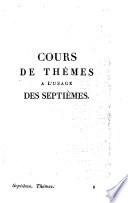 Nouveau cours de thèmes