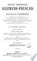 Nouveau dictionnaire allemand-français et français-allemand