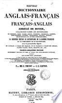 Nouveau Dictionnaire anglais-français et français anglais