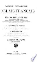 Nouveau dictionnaire anglais-français et français-anglais