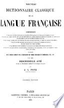 Nouveau dictionnaire classique de la langue française
