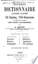 Nouveau dictionnaire classique illustré