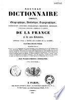 Nouveau dictionnaire complet géographique de la France