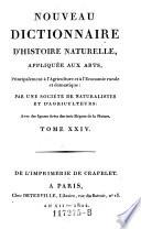 Nouveau dictionnaire d'histoire naturelle, appliquée aux arts, principalement à l'agriculture et à l'économie rurale et domestique ; avec des figures tirées des trois règnes de la nature