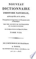 Nouveau dictionnaire d'histoire naturelle, appliquée aux arts, principalement à l'agriculture et à l'économie rurale et domestique