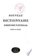 Nouveau dictionnaire d'histoire naturelle, appliquée aux arts, principalement à l'agriculture et à l'économie rurale et domestique