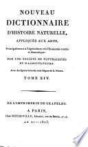 Nouveau dictionnaire d'histoire naturelle