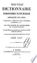 Nouveau dictionnaire d'histoire naturelle