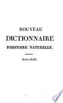 Nouveau dictionnaire d'histoire naturelle
