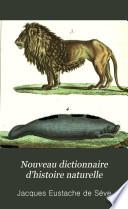 Nouveau dictionnaire d'histoire naturelle,