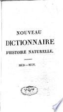 Nouveau dictionnaire d'histoire naturelle