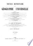 Nouveau dictionnaire de géographie universelle
