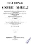 Nouveau dictionnaire de géographie universelle