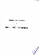 Nouveau dictionnaire de géographie universelle