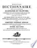 Nouveau dictionnaire de la langue allemande et françoise