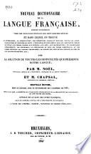 Nouveau dictionnaire de la langue française ...