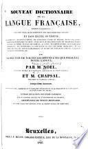 Nouveau dictionnaire de la langue française