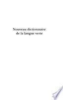 Nouveau dictionnaire de la langue verte