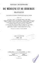 Nouveau dictionnaire de médecine et de chirurgie pratique