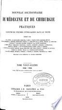 Nouveau dictionnaire de médecine et de chirurgie pratique
