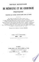 Nouveau dictionnaire de médecine et de chirurgie pratiques