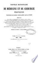 Nouveau dictionnaire de médecine et de chirurgie pratiques