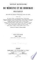 Nouveau dictionnaire de médecine et de chirurgie pratiques ... v. 18, 1874
