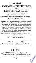 Nouveau dictionnaire de poche de la langue Française