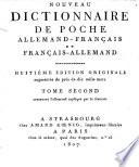 Nouveau dictionnaire de poche français-allemand et allemand-français