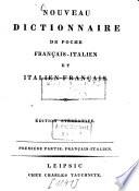 Nouveau dictionnaire de poche français-italien et italien-français