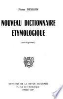 Nouveau dictionnaire étymologique