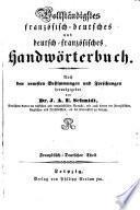 Nouveau dictionnaire français-allemand et allemand-français