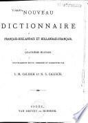 Nouveau dictionnaire français-hollandais et hollandais-français