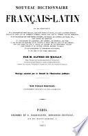 Nouveau dictionnaire français-latin