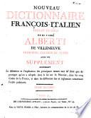 Nouveau dictionnaire françois-italien extrait de celui de M.r l'abbé Alberti de Villeneuve