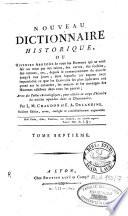 Nouveau dictionnaire historique [...]