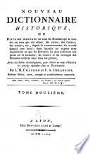 Nouveau dictionnaire historique