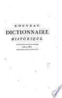 Nouveau dictionnaire historique