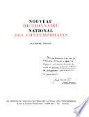 Nouveau dictionnaire national des contemporains, 1961-1962