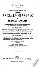 Nouveau dictionnaire portatif anglais-français et français-anglais